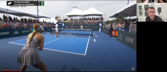 Anna Leigh Waters Return Positioning on Serves