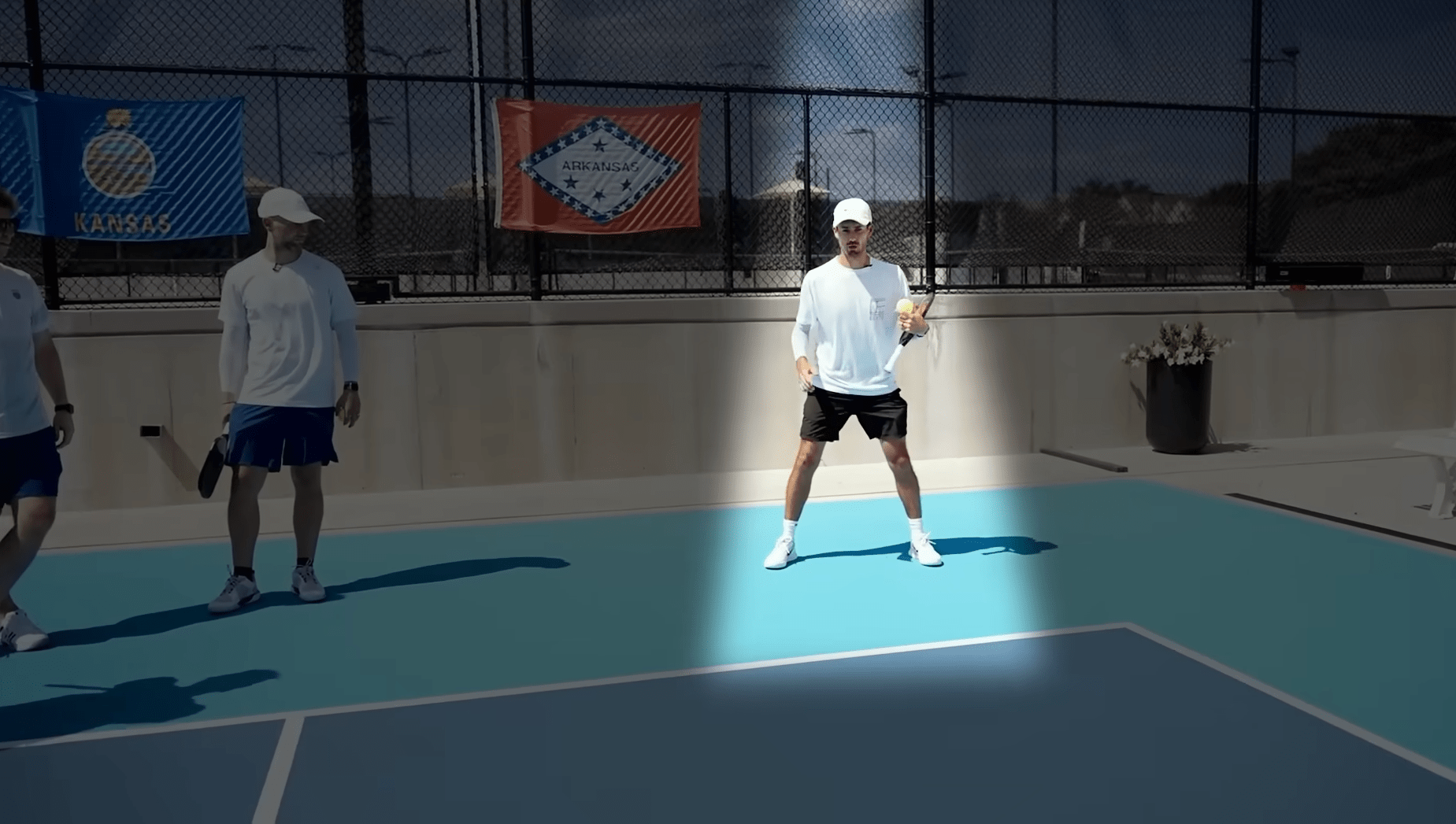 pickleball return positioning