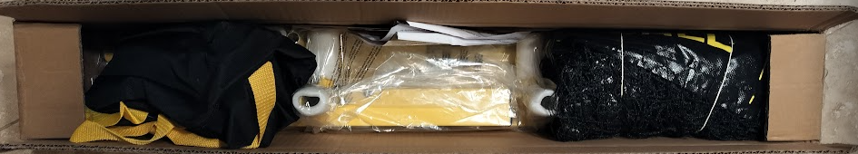a11n portable pickleball net indoor & outdoor 22ft unboxing
