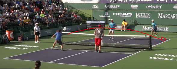 where opponents will want to attack on the fourth shot and where you should move to in transition zone pickleball